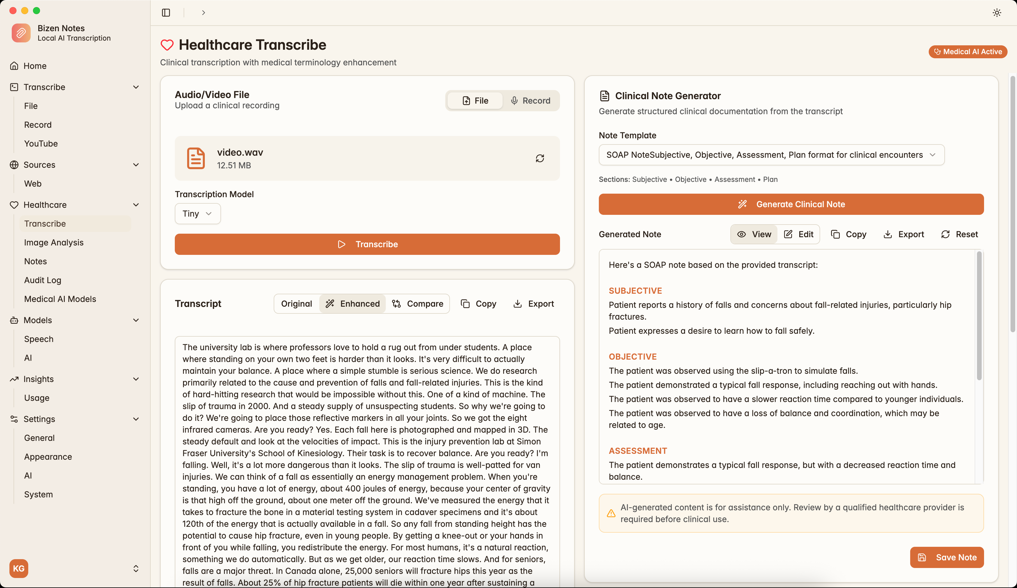 Audio & Video Transcription - Whisper AI